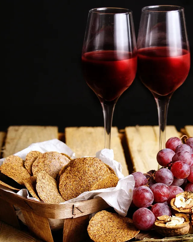 Omegachips flaxseed chips with wine